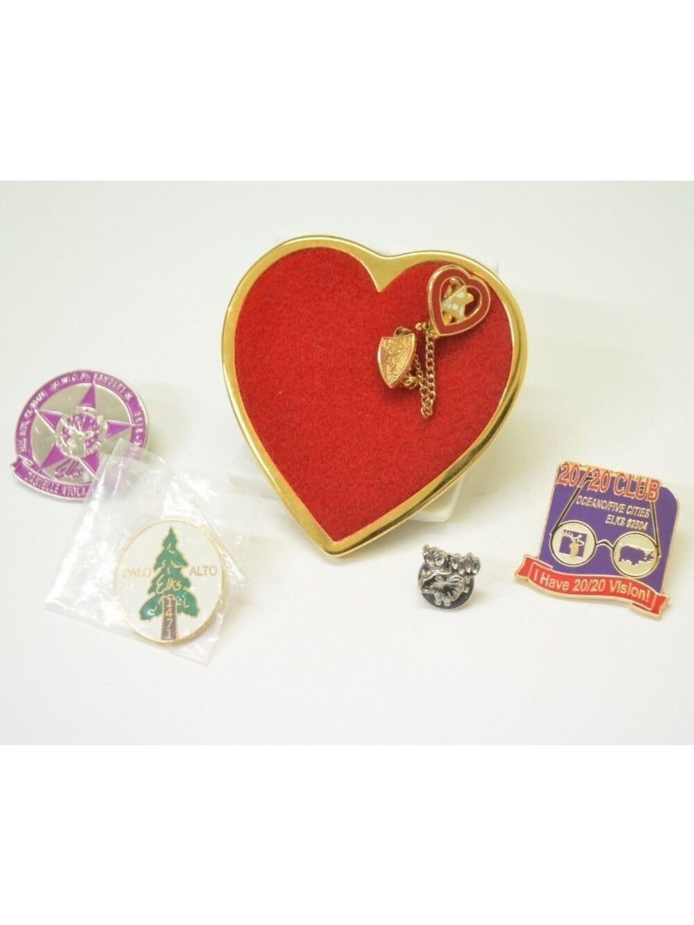 Women's BPOE Pin Lot Badge Palo Elks Moose Lapel Hat Bag Gear Collectibles WOTM